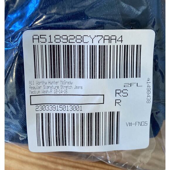 NEW All Worthy Signature Stretch Jeans Size 12-16 Women’s Blue - Picture 10 of 10